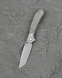 Bestech Constellation Knife Grey Titanium/Black Micarta, Dark Bead Blasted/Stonewashed Magnacut by Munko Knives (BT2501A)