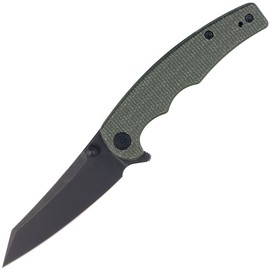 Civivi Knife P87 Micarta Green, Black Stonewashed Nitro-V by Kaila Cumings (C21043-3)