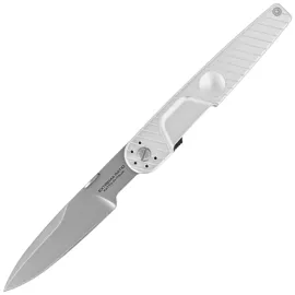 Extrema Ratio LKU01 Urban Sideral Gray Aluminum Knife, Sandblast N690 by Danilo Rossi (04.1000.0243/U/SD-ARG)