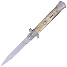 Frank Beltrame Stiletto Honey Horn 23cm switchblade (FB 23/48)