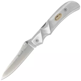 Muela AL-8 Gray Aluminum Knife, Satin X50CrMoV15