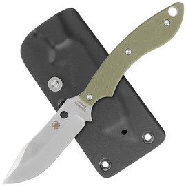 Spyderco STOK Bowie Old Green G10, Satin 8Cr13MoV by Sjoerd Stok knife (FB49GPOD)