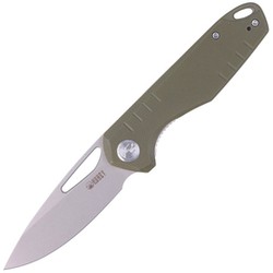 Kubey Knife Doris, Green G10, Satin Finish D2 (KU324D)