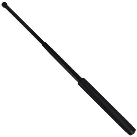 ESP hardened expandable baton 21'' with leather-imitation grip (EXB-21HL BLK BH-54-HL)