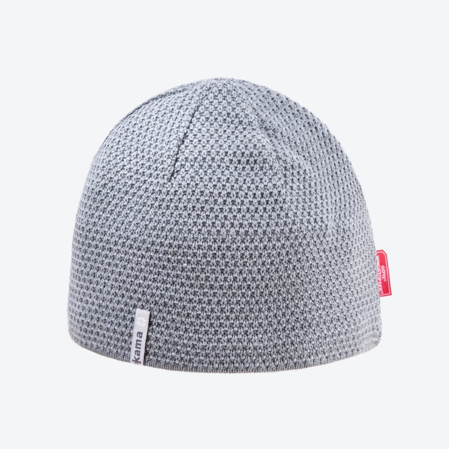 Kama Merino Wool/Acrylic Gore-Tex Infinium Windstopper Cap, Gray (AW62-109)