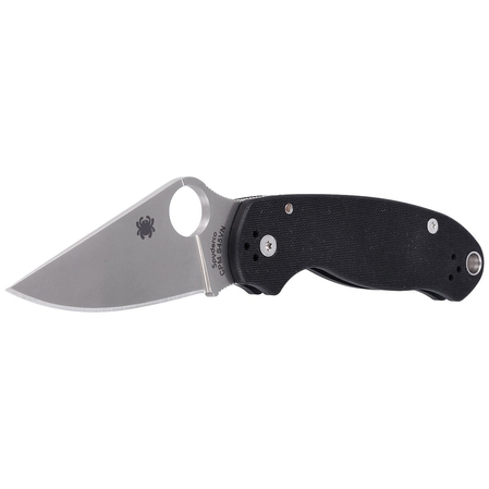 Spyderco Para 3 G-10 Black PlainEdge Knife (C223GP)