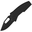 Demko Nano-Shark Stealth CP Knife Black Aluminum, Black DLC CPM 20CV by Andrew Demko (NANO-20CV-Black ALUM-CP)