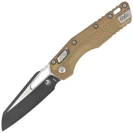 Nóż składany Microtech MSI S/E Ram-Lok Dark Earth Tri-Grip Polymer, Black/Bead Blasted M390MK by Tony Marfione (210T-1PMDE)