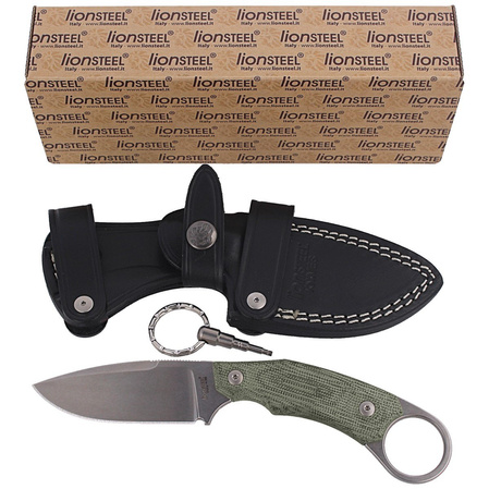 LionSteel H2 Canvas Green, Stonewashed M390 by Tommaso Rumici (H2 CVG)