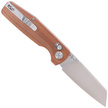 Bestech Slasher Knife Natural Micarta, Satin D2 (BG43D)