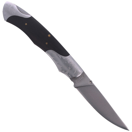 Nóż składany Herbertz CJH Dark Brown Wood, Satin 420 (10000394)