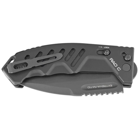 Nóż składany Extrema Ratio RAO C Black Aluminium, Black MIL-C N690 (04.1000.0176/BLK/BLK)