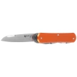 Fox Vulpis F4 Orange Aluminum, Polished N690Co Pocket Knife (FX-VP130-F4 OR)