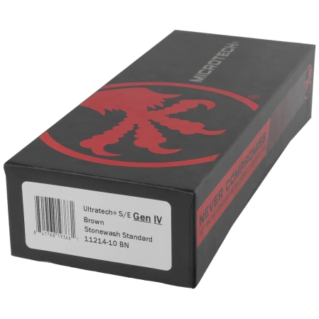 Nóż automatyczny OTF Microtech Ultratech Gen IV S/E Brown Aluminium, Stonewashed M390MK by Tony Marfione (11214-10BN)