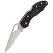 Spyderco Byrd Meadowlark 2 FRN Black, CombinationEdge (BY04PSBK2)