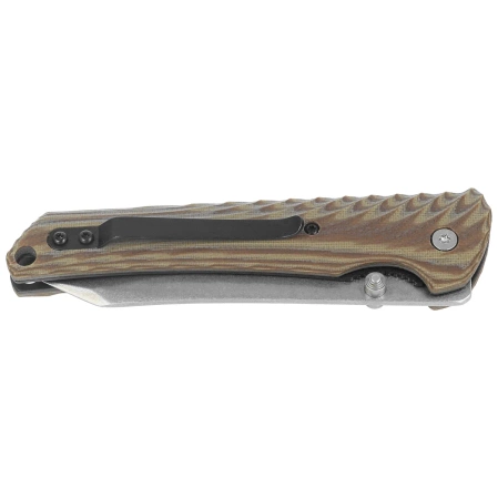 Nóż składany Tecnocut TCN6530K2-SSW - Brown G10, Stonewashed 440