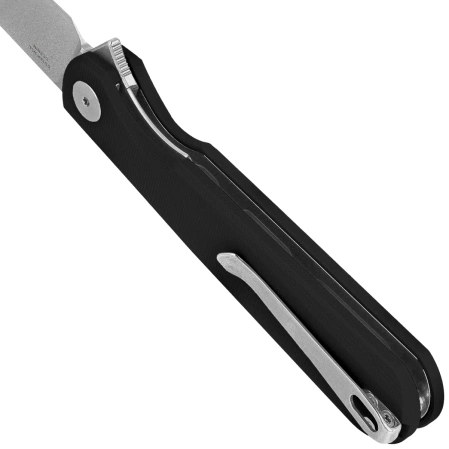 Nóż składany Bestechman Flick Black G10, Satin/Stonewashed D2 by Ostap Hel (BMK13A)