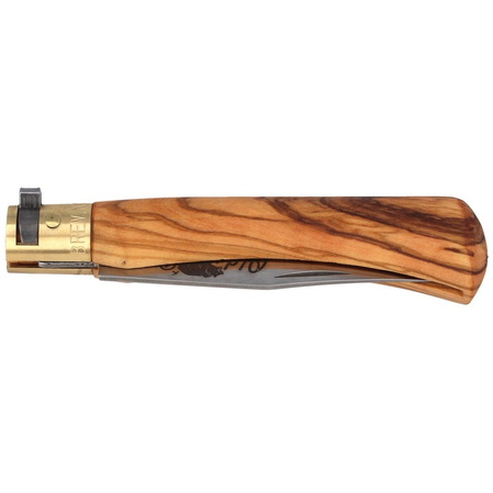 Nóż składany Antonini Old Bear Classical M Olive Wood, Satin AISI 420 (9307/19_LU)