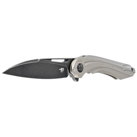 Bestech Wibra Bronze Titanium, Black Stonewashed M390 by Kombou Knife (BT2001E)