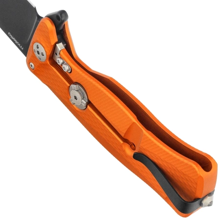 LionSteel SR11A Orange Aluminium, Black Sleipner by Molletta (SR11A OB)