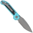 Nóż automatyczny Microtech LUDT Gen III S/E Turquoise Aluminium, Apocalyptic P/S M390MK by Tony Marfione (1135-11APTQ)
