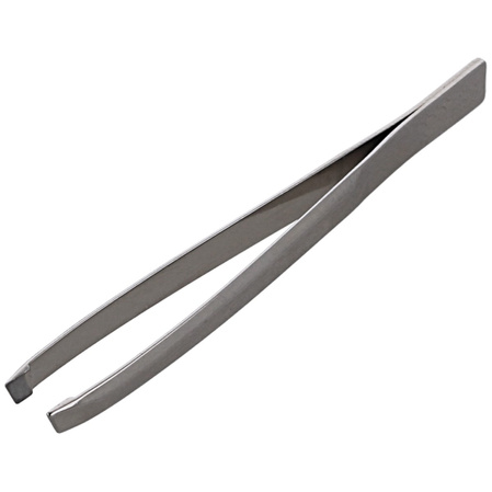 Tweezers oblique YES Solingen 80mm Nickel plated (96103)
