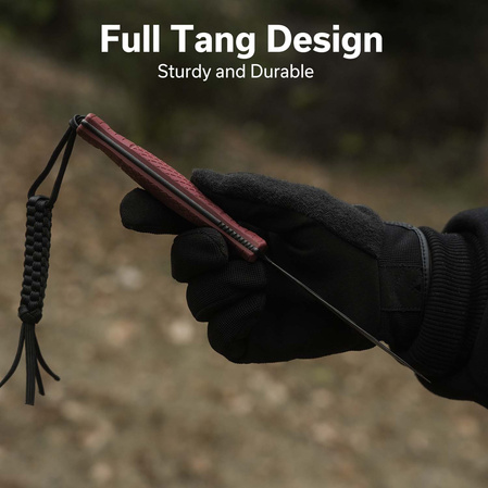 Nóż Civivi Perfrico Burgundy G10, Black/Gray Striped 14C28N (C23026-3)