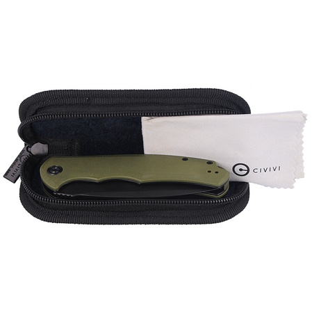 Civivi Knife Praxis OD Green G10, Black Stonewashed 9Cr18MoV (C803F)