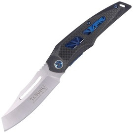 TOKISU Tactical Black G10 / Carbon Fiber, Satin D2 (18714)