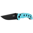 Kubey Hound KU172D Knife Light Blue G10, Blackwashed 14C28N by Maksim Tkachuk