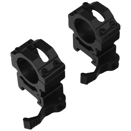 Quick-detach scope mount for 22 mm rail, 1 inch tube, medium height