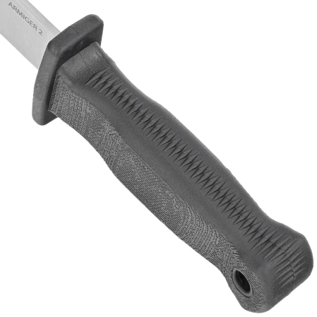 Demko Armiger 2 Clip Point Knife Black TPR, Satin 4034SS by Andrew Demko (ARM2-4034SS-CP)