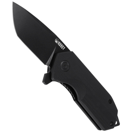 Nóż składany Kubey Campe Black G10, Dark Stonewashed D2 (KU203J)