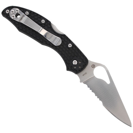Nóz Spyderco Byrd Meadowlark 2 FRN Black, Combination (BY04PSBK2)