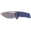 WE Knife Mini Malice Bronze Titanium, Silver Bead Blasted CPM 20CV by Ferrum Forge Knife Works (WE054BL-3)