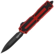 Nóż automatyczny OTF Microtech Scarab II Gen III D/E Red Aluminium, Black M390MK by Tony Marfione (1280-1RD)