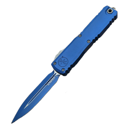 Nóż automatyczny OTF Microtech Ultratech Gen III ZBP D/E Cerakote Blue Aluminium, Cerakote Blue M390MK by Tony Marfione (1122-1BL-C1Z13)