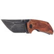 CIVIVI Knife Thug 2 Cuibourtia Wood, Black Damascus by Matt Christensen (C20028C-DS1)