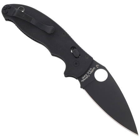 Nóż składany Spyderco Manix 2 G-10 Black / Black Blade (C101GPBBK2)