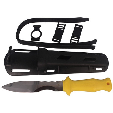 MAC Coltellerie SUB 16 Yellow Diving Knife 160mm (MC SUB16.Y)