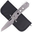 WE Knife Vision R Gray Titanium, Silver Bead Blasted CPM 20CV by Snecx Tan (WE21031-1)