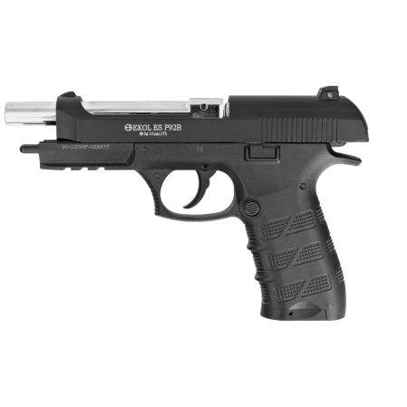 Pistolet wiatrówka Voltran Ekol ES P92B Black 4.5 mm - Blow Back
