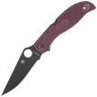 Spyderco Stretch 2 XL Sprint Run Burgundy FRN Knife, TiCN Micro-Melt PD#1 by Sal Glesser (C258BGBKP)