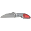 Nóż składany Muela KSC-7R Gray Aluminium/Red Pakka Wood, Satin 440C