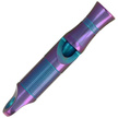 We Knife Whistle Purple Titanium with Brown Paracord (A-05AP)