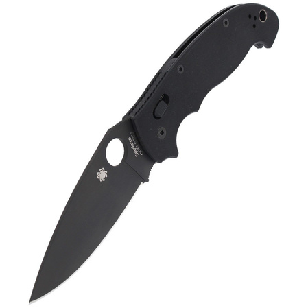 Spyderco Manix 2 XL Knife Black G10, Black DLC CPM S30V by Eric Glesser (C95GPBBK2)