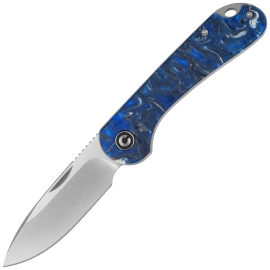 Civivi Elementum SJ Knife Blue Resin, Satin 14C28N (C18062AJ-4)