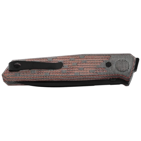 Reate PL-6 Knife Red / Black Micarta, Black PVD Nitro-V (PL-6 RDBKM PVD)