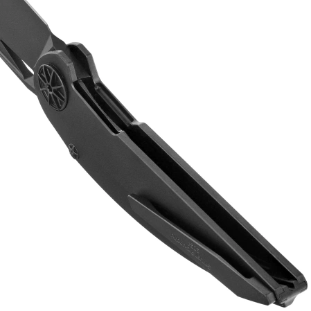 Nóż składany Rike Knife Tissot 2 Black DLC Titanium, Black DLC M390 (RK-Tissot 2-B)