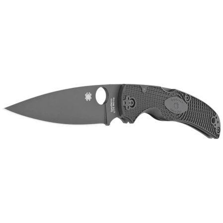 Spyderco Native Chief Black FRN, DLC CTS BD1N by Sal, Eric Glesser (C244PBBK)